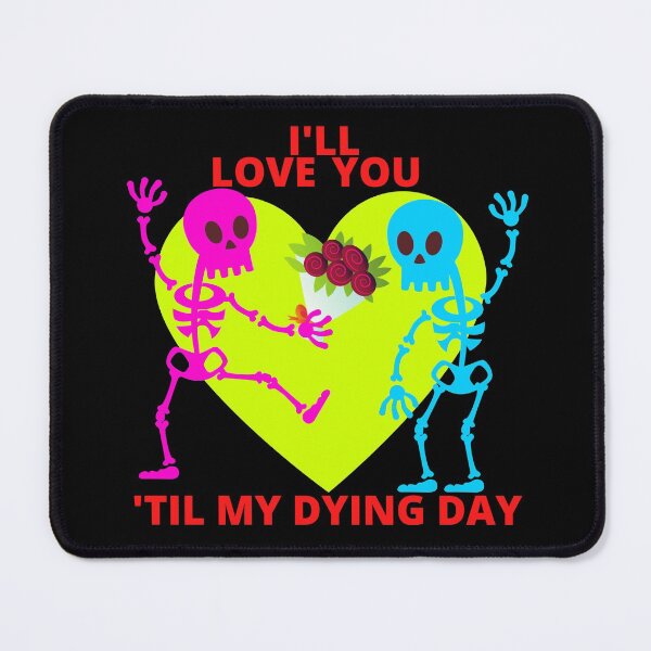 Item preview, Pink and Blue Valentine Skeletons designed and sold by HappyBonez.