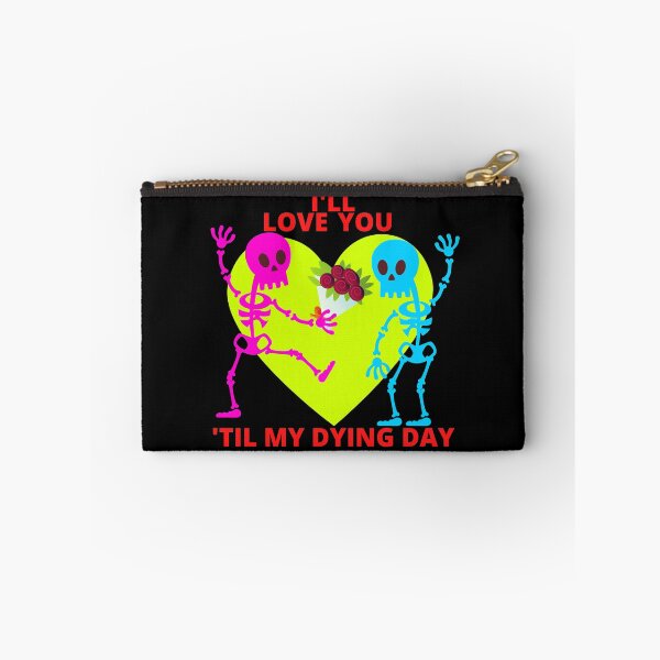 Item preview, Pink and Blue Valentine Skeletons designed and sold by HappyBonez.