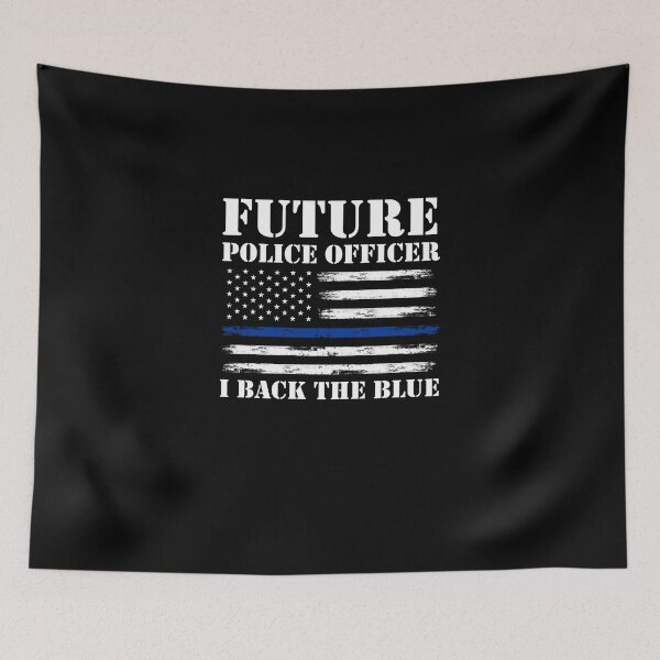 Item preview, Future Police Officer With Thin Blue Line For A Future Cop designed and sold by Nessshirts.