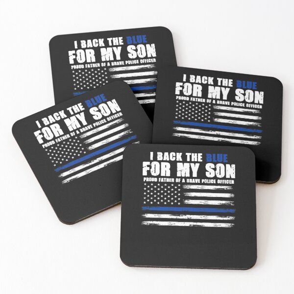Item preview, I Back The Blue For My Son For A Future Cop Police Officer designed and sold by Nessshirts.