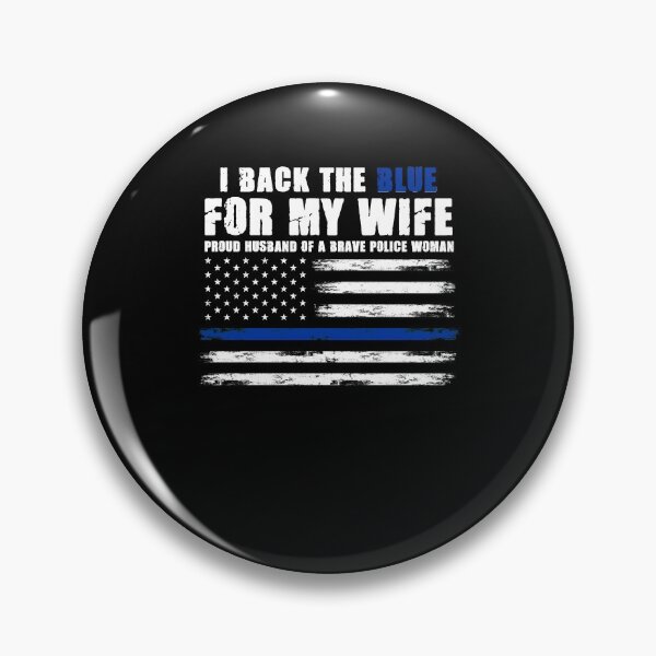 Item preview, Patriot Wife I Back The Blue For A Future Cop Police Officer designed and sold by Nessshirts.