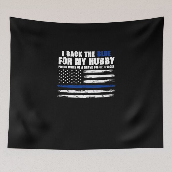 Item preview, Patriot Husband Backing The Blue For A Future Police Officer designed and sold by Nessshirts.