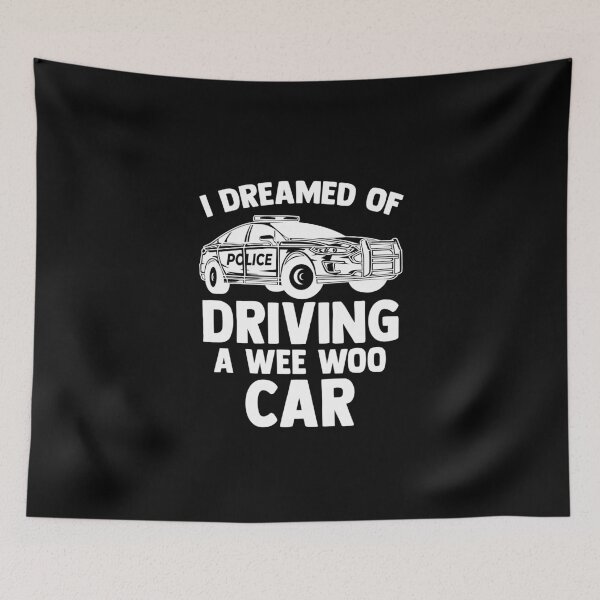 Item preview, Future Wee Woo Car Driver For A Police Trainee Patrol Man designed and sold by Nessshirts.