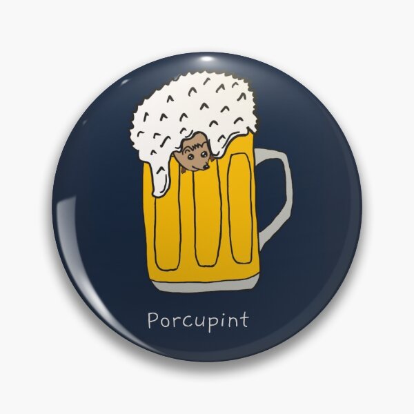 Item preview, Funny and cute porcupine  designed and sold by Punimals2021.