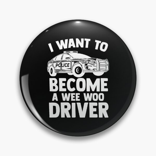 Item preview, Trainee Wee Woo Car Driver For A Future Cop Patrol Man designed and sold by Nessshirts.