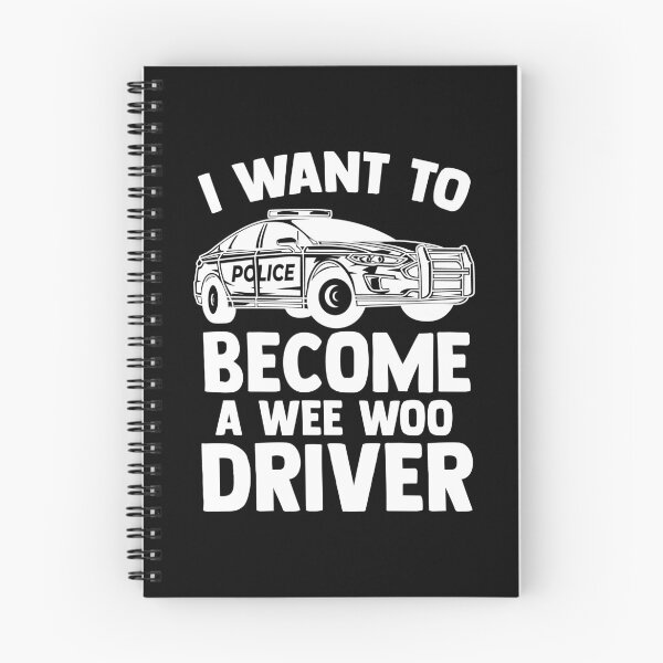 Item preview, Trainee Wee Woo Car Driver For A Future Cop Patrol Man designed and sold by Nessshirts.