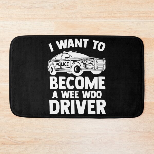 Item preview, Trainee Wee Woo Car Driver For A Future Cop Patrol Man designed and sold by Nessshirts.