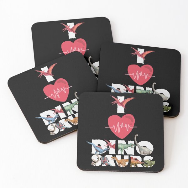 Item preview, I Love Dinosaurs, I Heart Dinosaurs, Dinosaur Heartbeat designed and sold by WanderTravels.