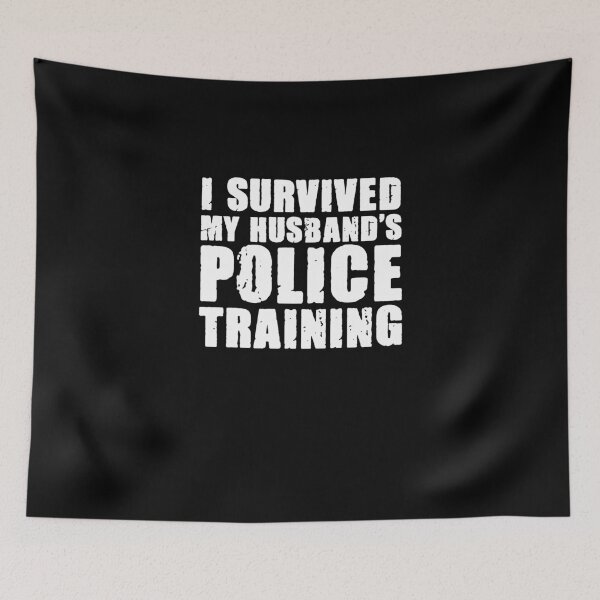 Item preview, Husband's Police Training For A Future Cop Police Officer designed and sold by Nessshirts.