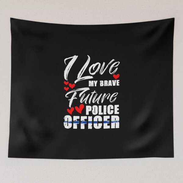 Item preview, Brave Future Police Officer For A Policeman Cop Trainee designed and sold by Nessshirts.