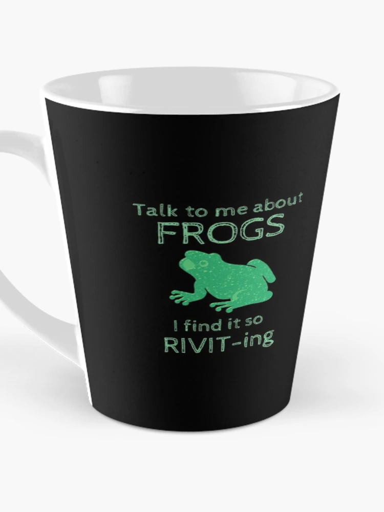 Thumbnail 3 of 4, Coffee Mug, Funny Frog Riveting Pun designed and sold by DesignsofNote.