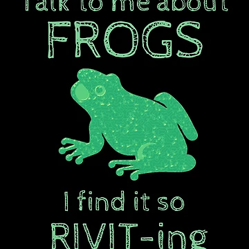 Artwork thumbnail, Funny Frog Riveting Pun by DesignsofNote
