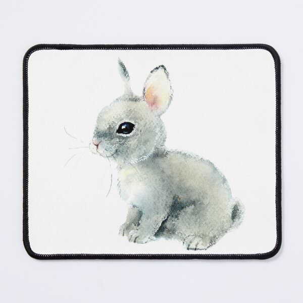 Item preview, rabbit-watercolor portrait animals designed and sold by Hartics.