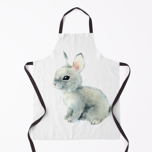 Item preview, rabbit-watercolor portrait animals designed and sold by Hartics.