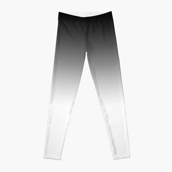 Black and white ombre Leggings for Sale by lattedesign