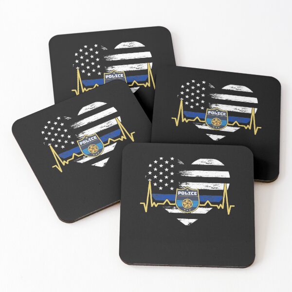 Item preview, Patriot Heart Thin Blue Line For A Future Police Officer designed and sold by Nessshirts.