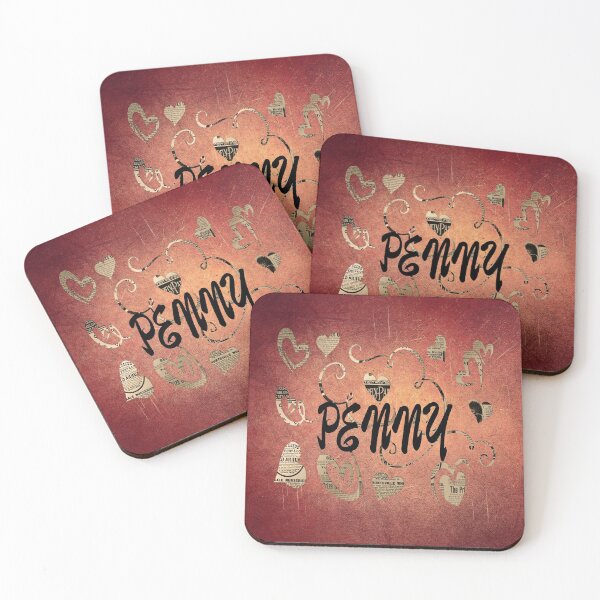 Item preview, Penny name design with hearts and swirls  designed and sold by Areashor.