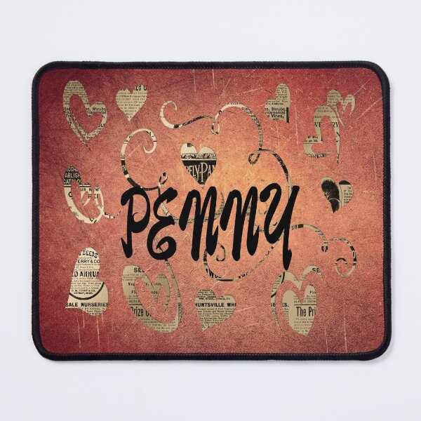 Item preview, Penny name design with hearts and swirls  designed and sold by Areashor.
