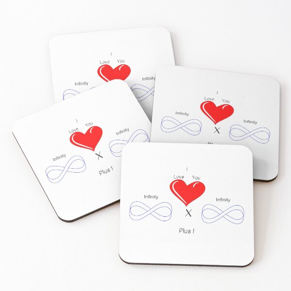 Item preview, I love you infinity x infinity plus 1 designed and sold by Nigel Designs.