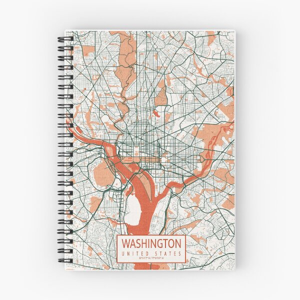 Item preview, Washington DC City Map of the USA - Bohemian designed and sold by deMAP.