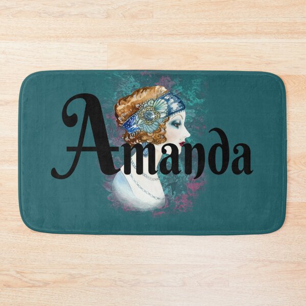 Item preview, Amanda name design 1920s style art deco designed and sold by Areashor.