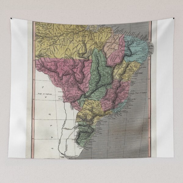 Item preview, Map of Brazil - 1822 designed and sold by paulrommer.
