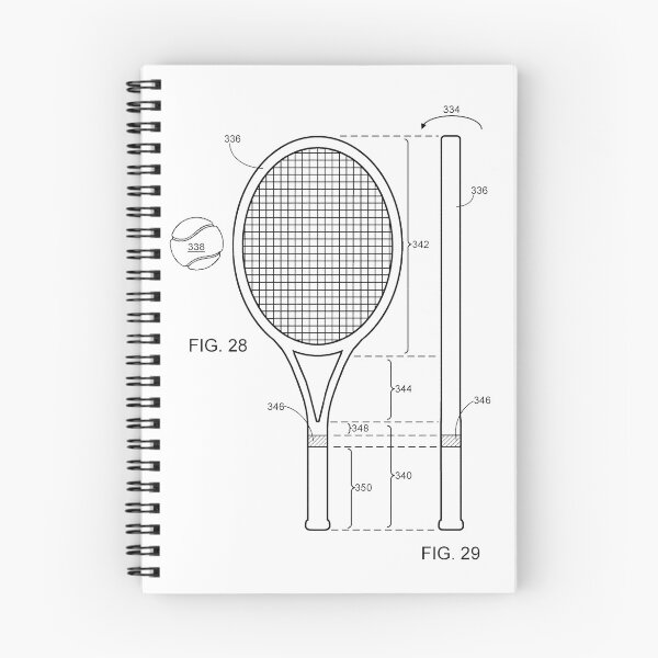 Item preview, The Tennis Racket Patent Light 3 designed and sold by OutofFocusShop.