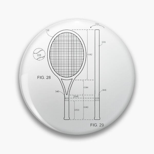 Artikelvorschau, Der Tennisschläger Patent Light 3 entworfen und verkauft von OutofFocusShop.