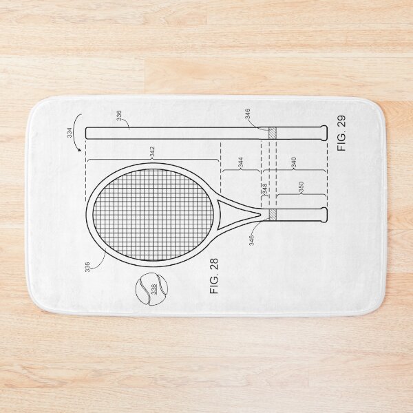 Item preview, The Tennis Racket Patent Light 3 designed and sold by OutofFocusShop.
