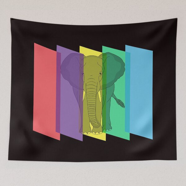 Item preview,  Colourful Elephant  designed and sold by Randa-2511.