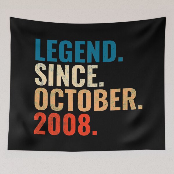 Item preview, Legend Since October 2008 Retro Vintage designed and sold by Teelogic.