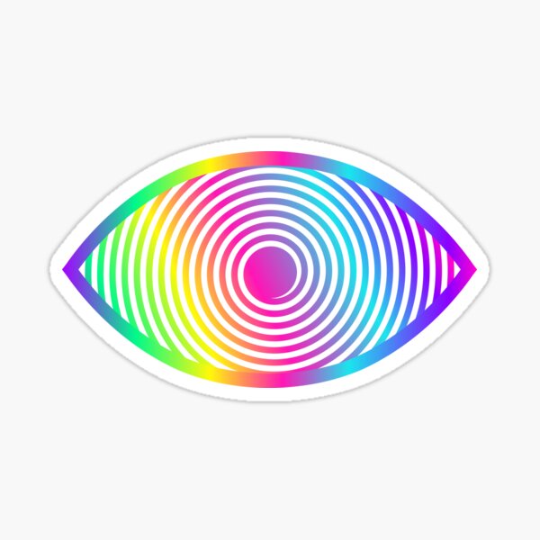 Item preview, Trippy Eye holo rainbow optic effect  designed and sold by Arez Xzan.