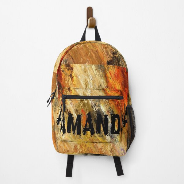 Item preview, Amanda name design black letters on bright background designed and sold by Areashor.