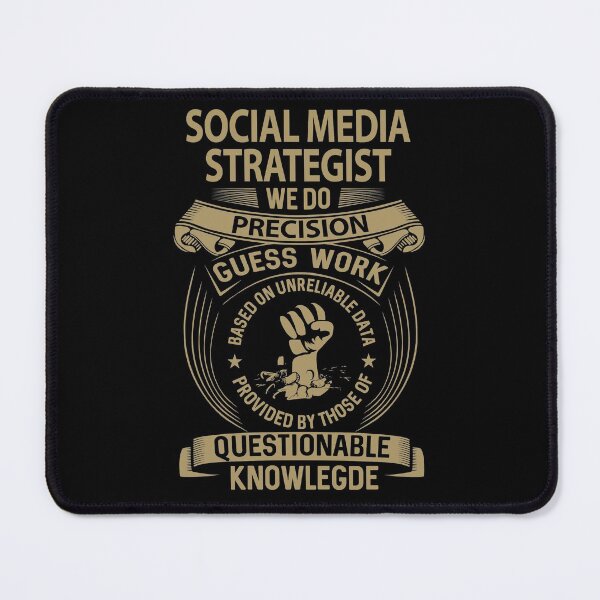 Item preview, Social Media Strategist T Shirt - We Do Precision Job Gift Item Tee designed and sold by natalinedk.