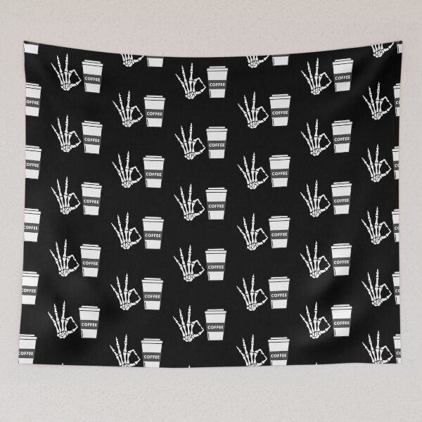 Item preview, Perfect coffee skeleton hand designed and sold by Coffee Lifestyle.