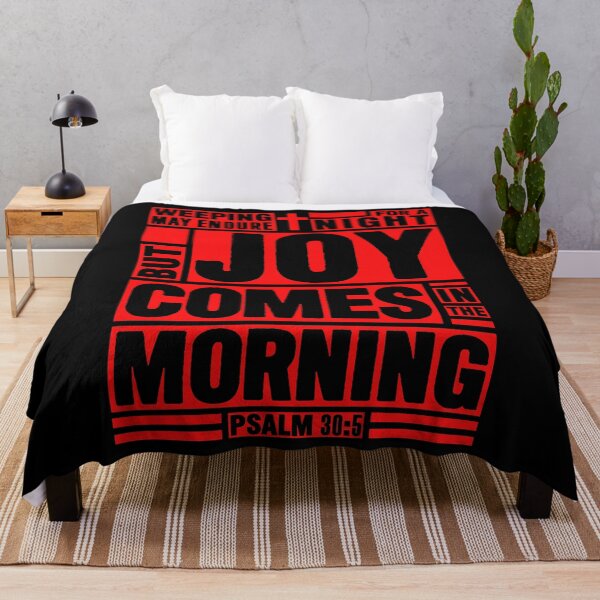 Item preview, Psalm 30:5 Joy Comes in the Morning designed and sold by plushism.