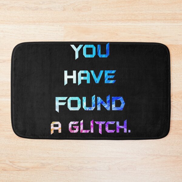 Item preview, FOUND A GLITCH, smiling face  designed and sold by taherismail.