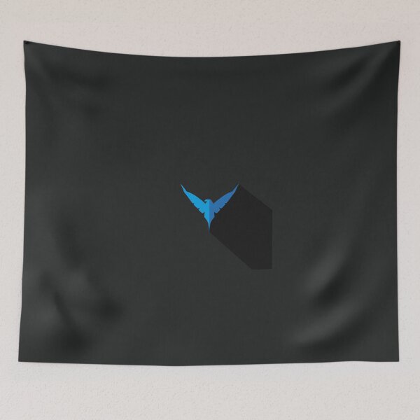 Item preview, nightwing logo design w/ background designed and sold by 3lsa-jj.