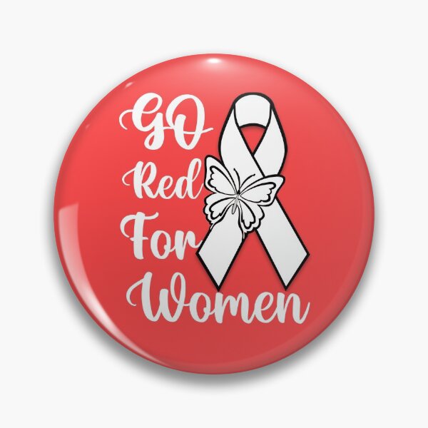Item preview, Heart Disease Awareness Quote: Go Red for Women designed and sold by AMINE  ★★★★★.