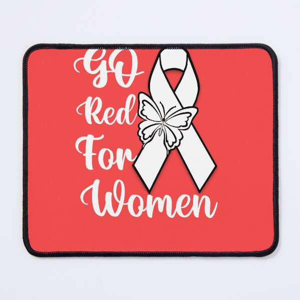 Item preview, Heart Disease Awareness Quote: Go Red for Women designed and sold by AMINE  ★★★★★.