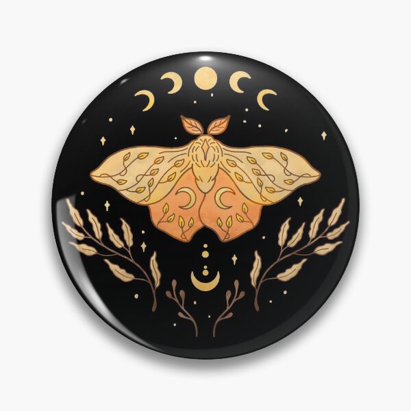 Item preview, Moon and Moth designed and sold by ethnicdrawing.