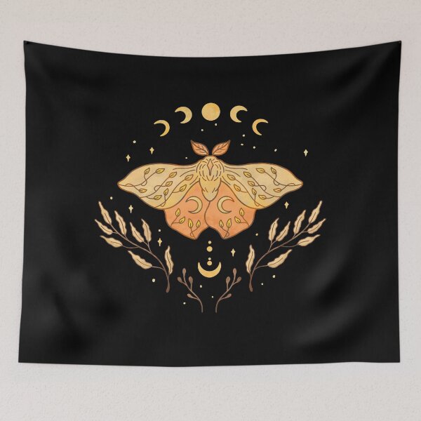 Item preview, Moon and Moth designed and sold by ethnicdrawing.