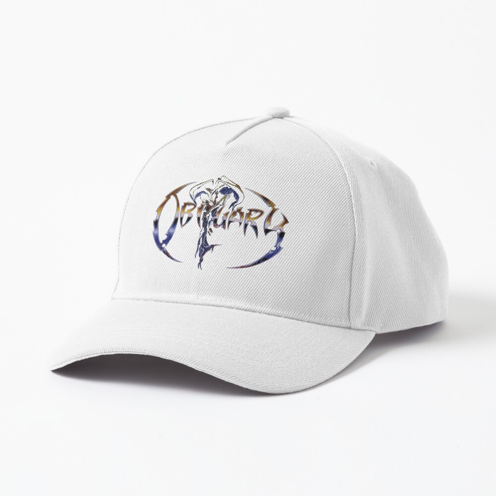 &ldquo;OBITUARY&rdquo; Cap for Sale by sbartleet3y | Redbubble