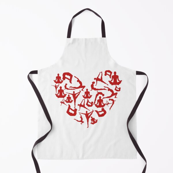 Item preview, Red Yoga Heart designed and sold by medbdj.