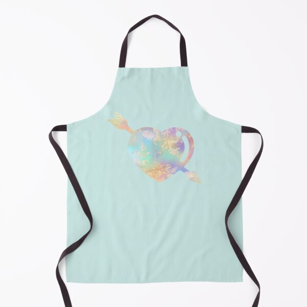Item preview, Gold Leaf Rainbow Heart and Arrow designed and sold by Trinket-Trickster.