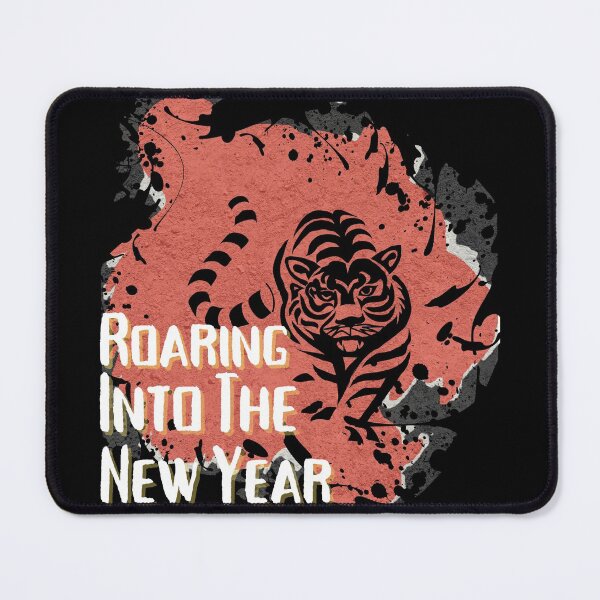 Item preview, Roaring Into The New Year Chinese Zodiac Year of Tiger Distressed Style designed and sold by Onewivnacher.