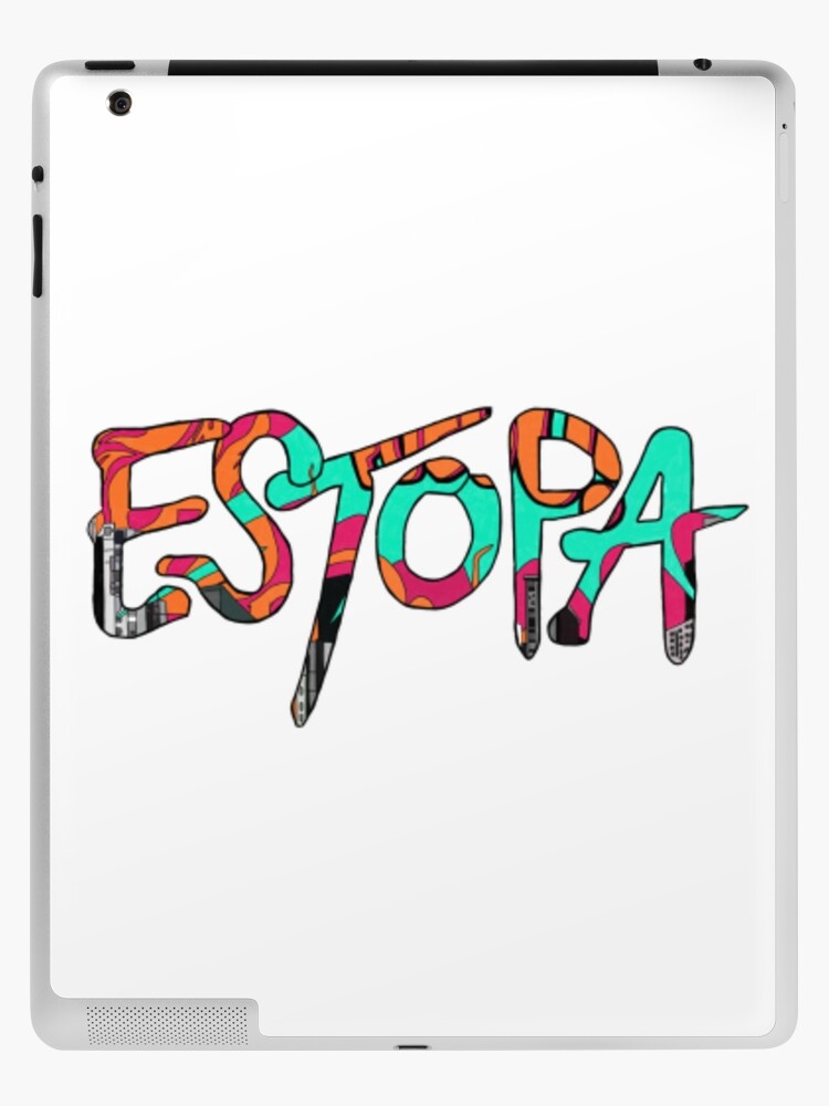 Funda y vinilo para iPad con la obra «Estopa edit» de Amandagnz