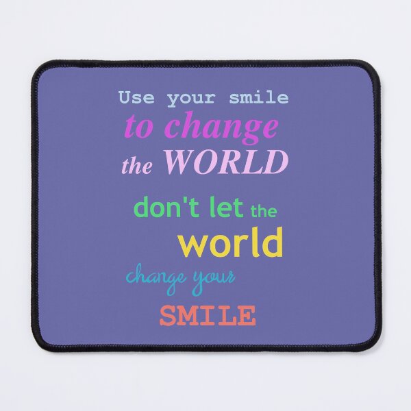 Item preview, Use your smile on ultra violet background designed and sold by AHELENE.