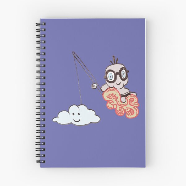 Item preview, fishing a cloud on ultra violet background designed and sold by AHELENE.