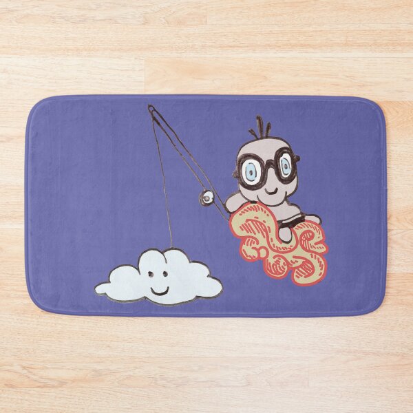 Item preview, fishing a cloud on ultra violet background designed and sold by AHELENE.